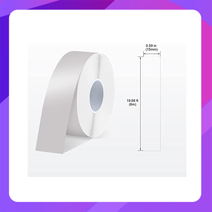 Label Paper (Transparent Continuous Label BNE15mm*6m)