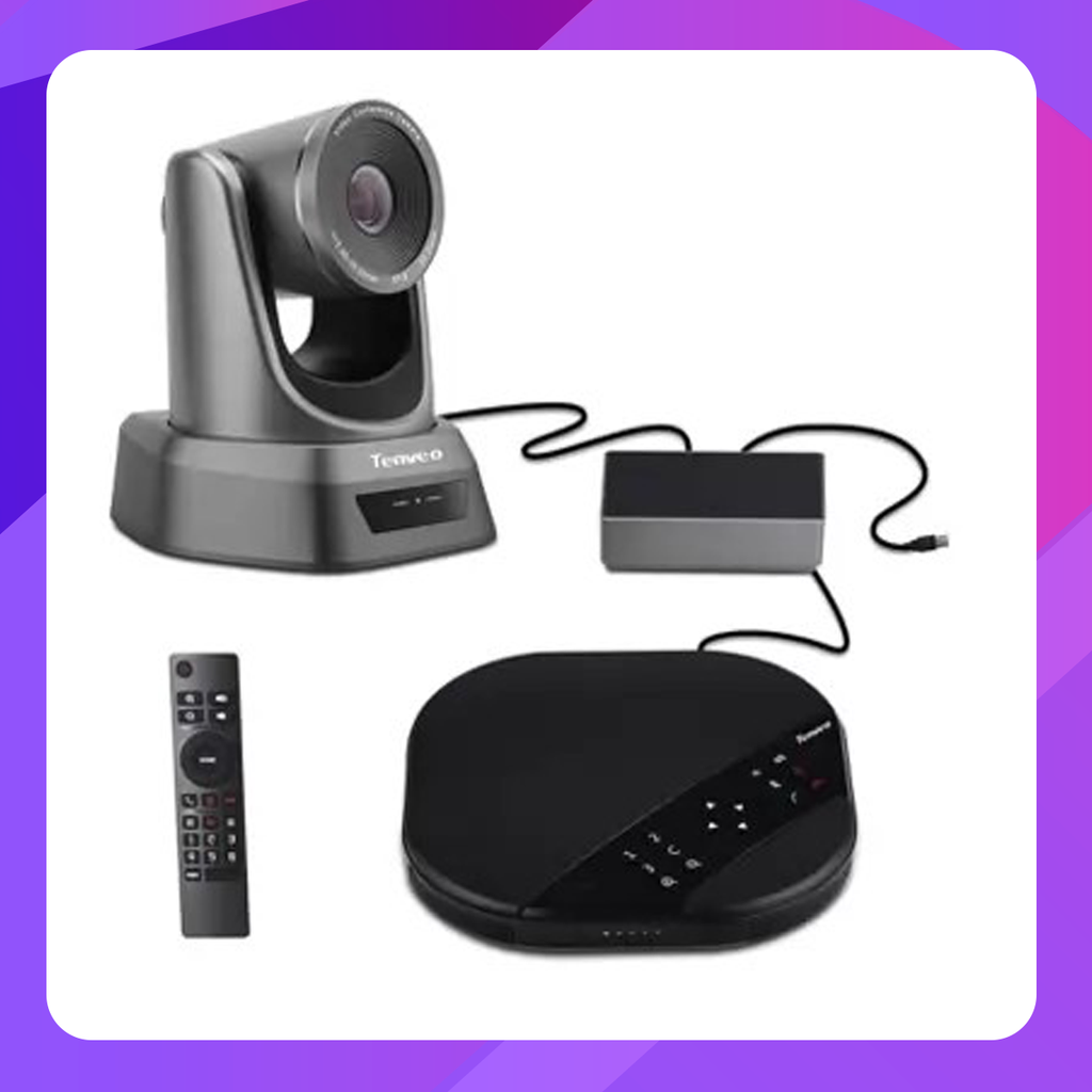 Tenveo Tevo-VA2000E 128 Field of View 3x optical zoom USB output speaker phone + PTZ camera + Hub + Remote Control