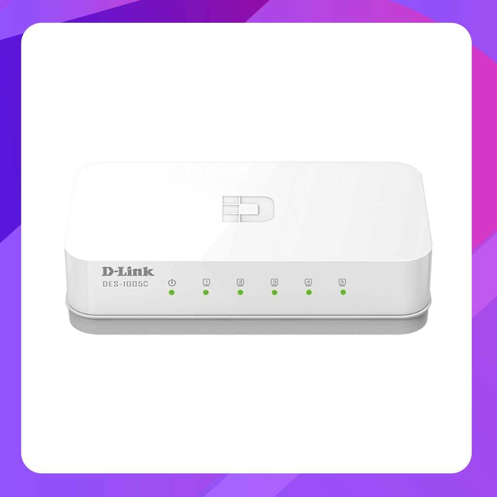 Dlink 5-Port 10/100 Mbps Unmanaged Desktop Switch