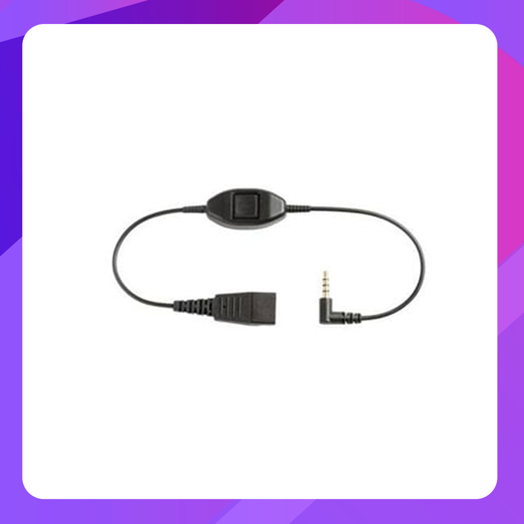 Cord for Alcatel, 500mm + 3.5m - w 3.5 mm plug and ptt