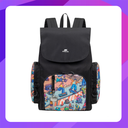 RIVACASE 5425 Agora black Urban Print backpack "Skaters", 15L / 12