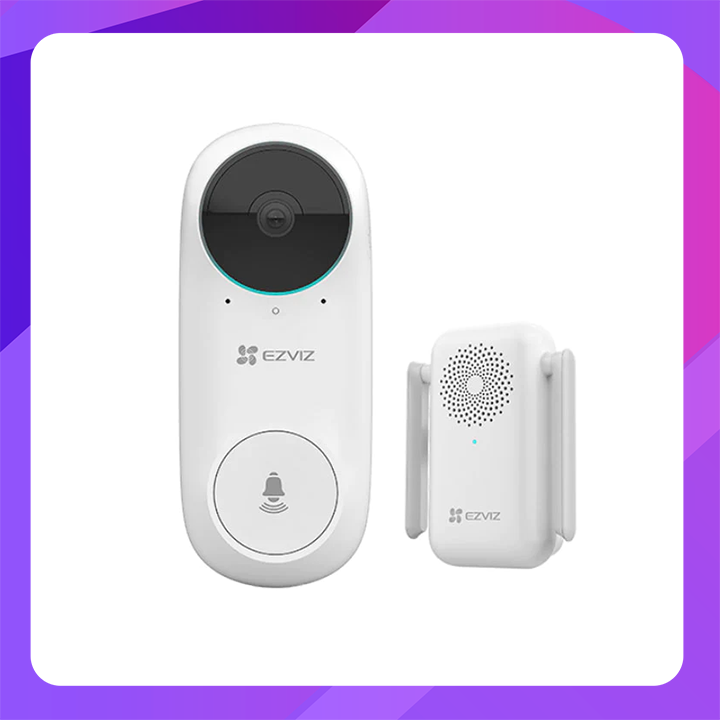 Ezviz DB2C Kit Wire-Free Video Doorbell with Chime