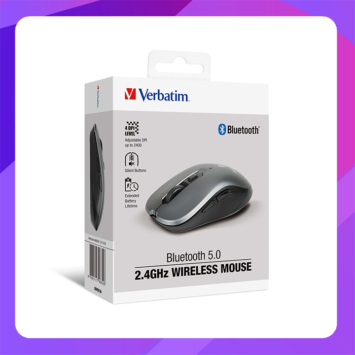 Verbatim Bluetooth 5.0 2.4GHz Wireless Mouse