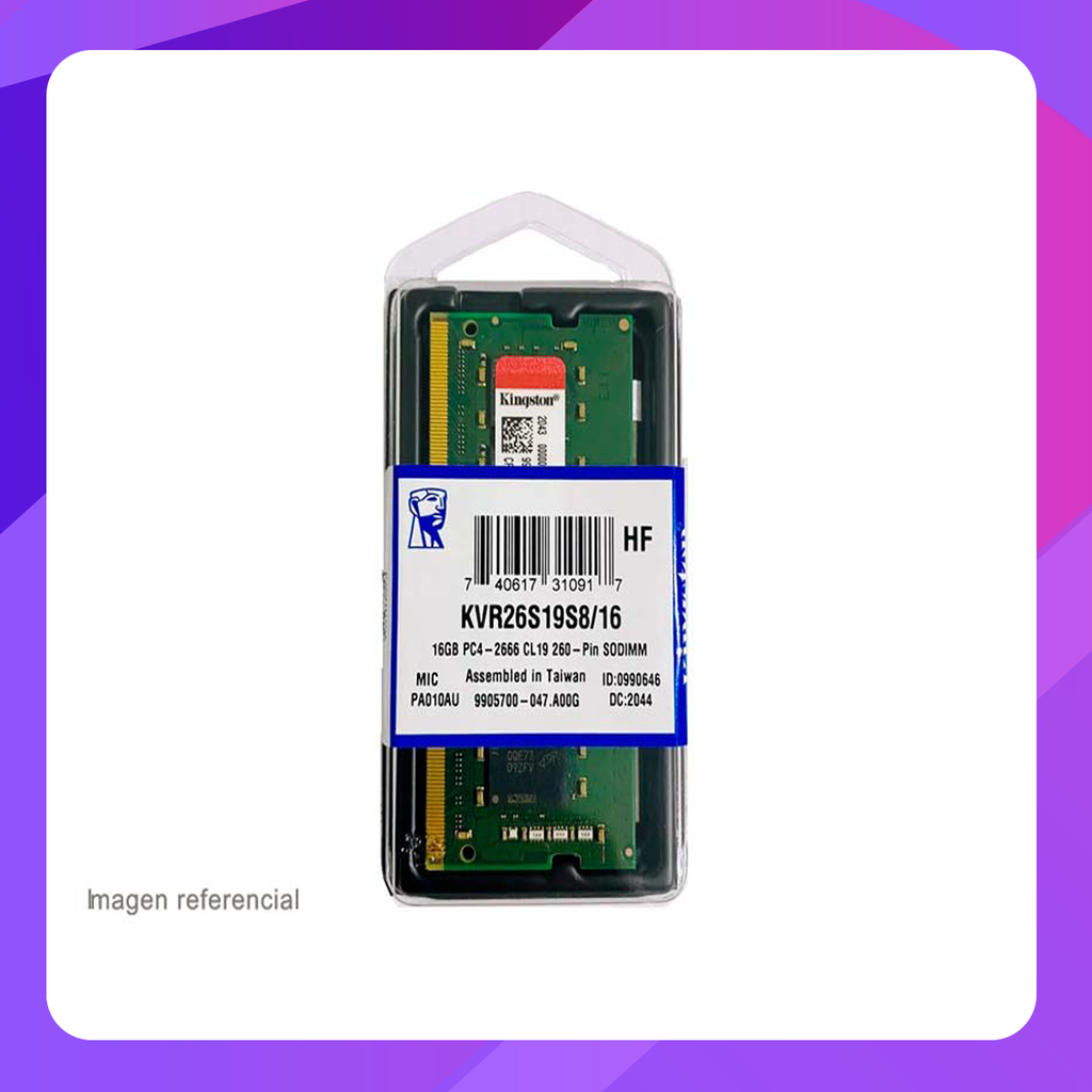 Kingston 2666 DDR4 Notebook RAM