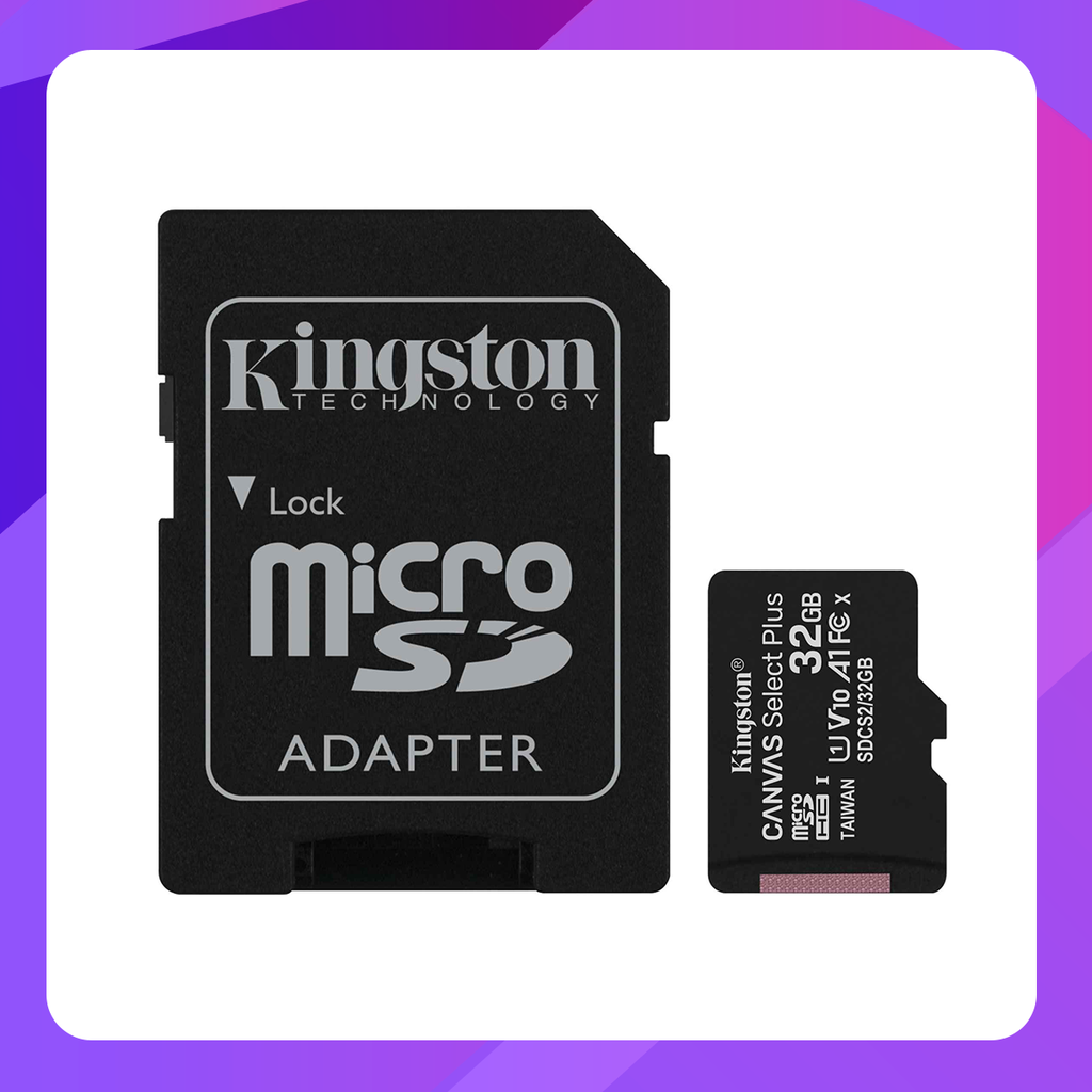 Kingston Canvas Select Plus microSD Memory Card with Android A1 Performance Class