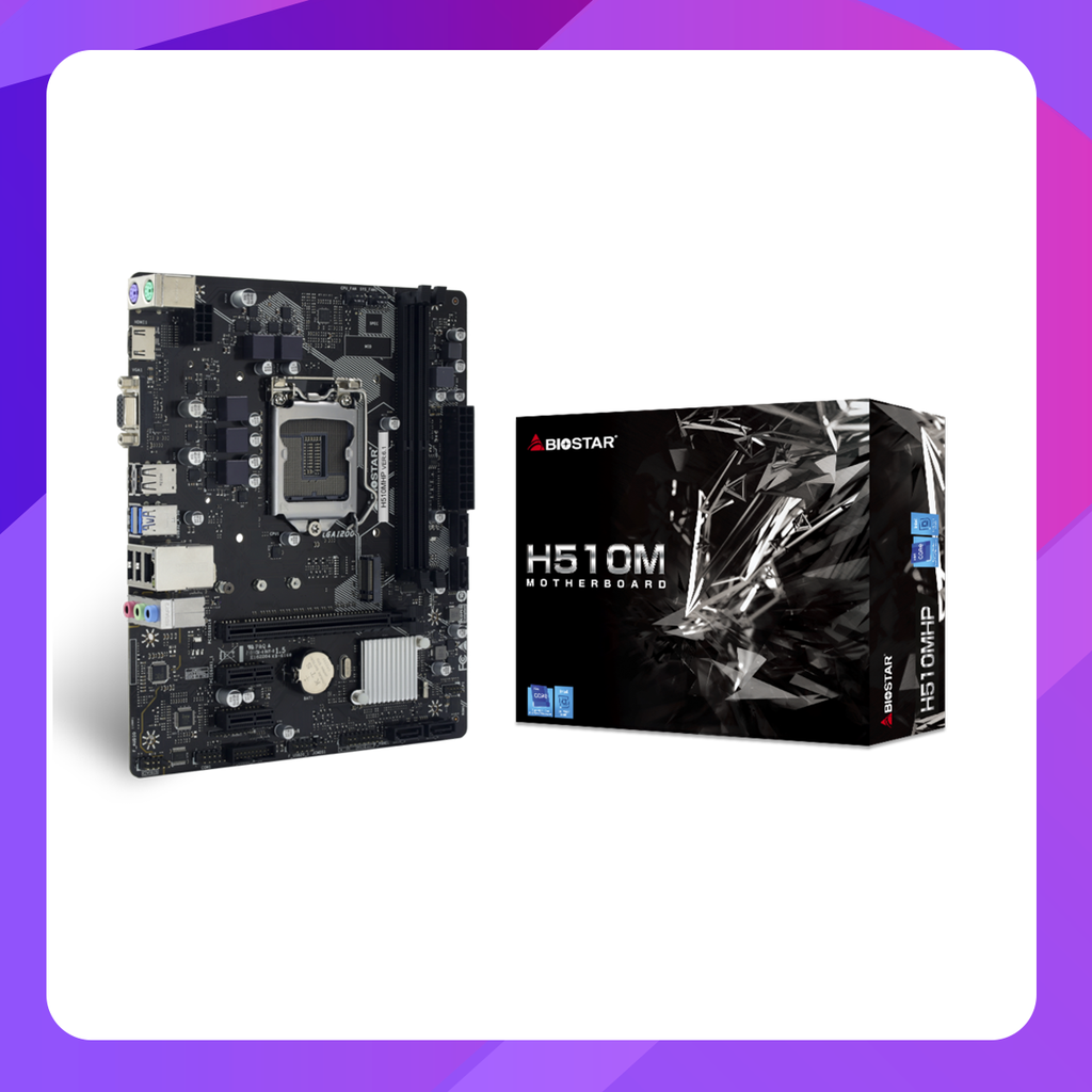 MOTHERBOARD INTEL 1200 BIOSTAR H510MHP