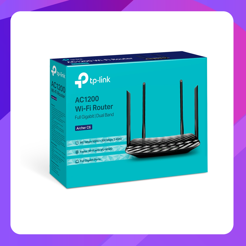 TP-Link AC1200 Wireless MU-MIMO Gigabit Router