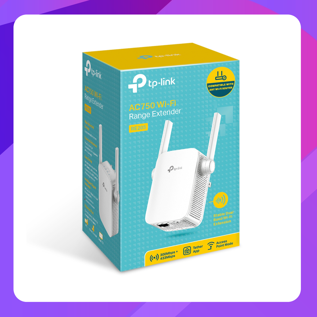 TP-Link AC750 Wi-Fi Range Extender (RE205)