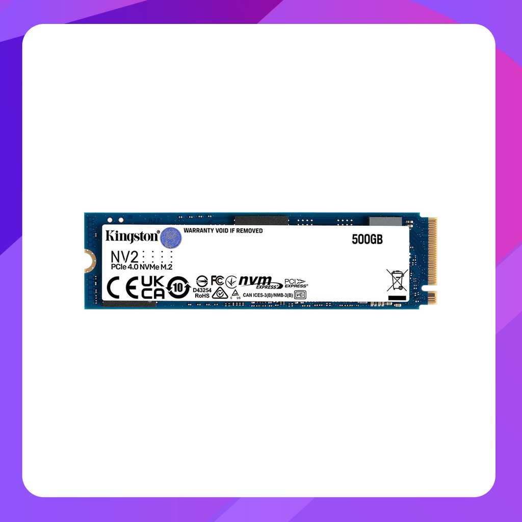 Kingston NV2 PCIe 4.0 NVMe M.2 Memory(500GB)
