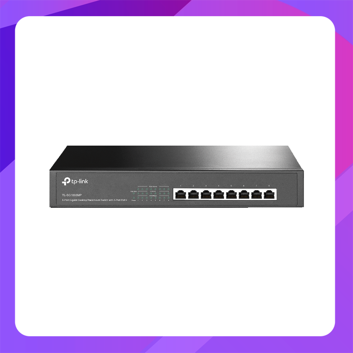 8-Port Gigabit Desktop/Rackmount Switch with 8-Port PoE+