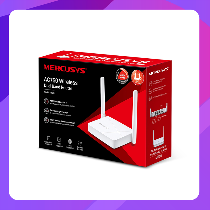 Mercusys AC750 Wireless Dual Band Router