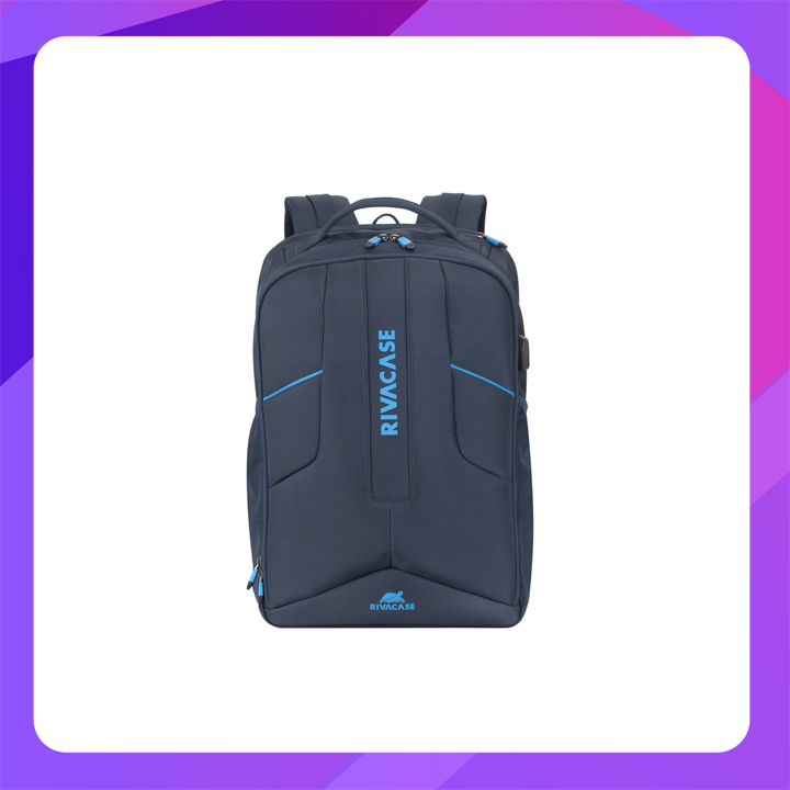 RIVACASE 7861 dark blue ECO Gaming backpack 17.3"