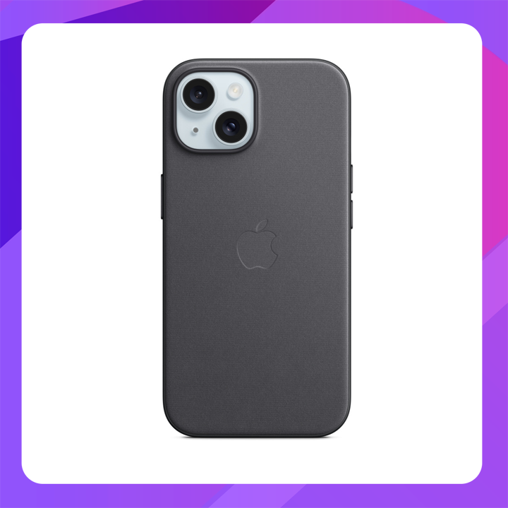 APPLE  IPHONE 15 FINEWOVEN CASE BLACK