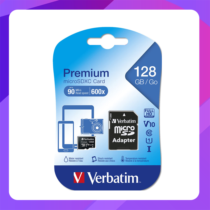 Verbatim Premium U1 Micro SDHC Card 128GB