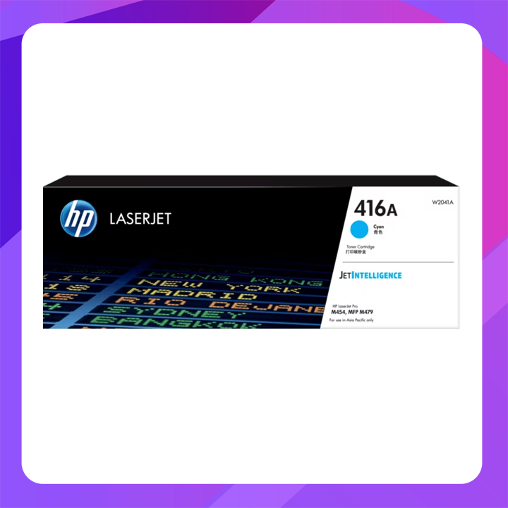 HP 416A  Cyan, Magenta , Yellow LaserJet Toner Cartridge (~2,100 pages)