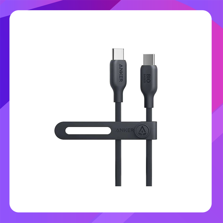Anker 544 USB-C to USB-C Cable 240W (Bio-Based) (0.9m/3ft)Black