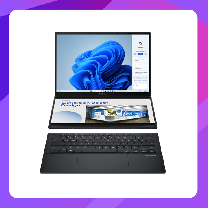 ASUS Zenbook Duo OLED - Core™ Ultra 9 Processor 185H(Inkwell Gray)- NB0030505