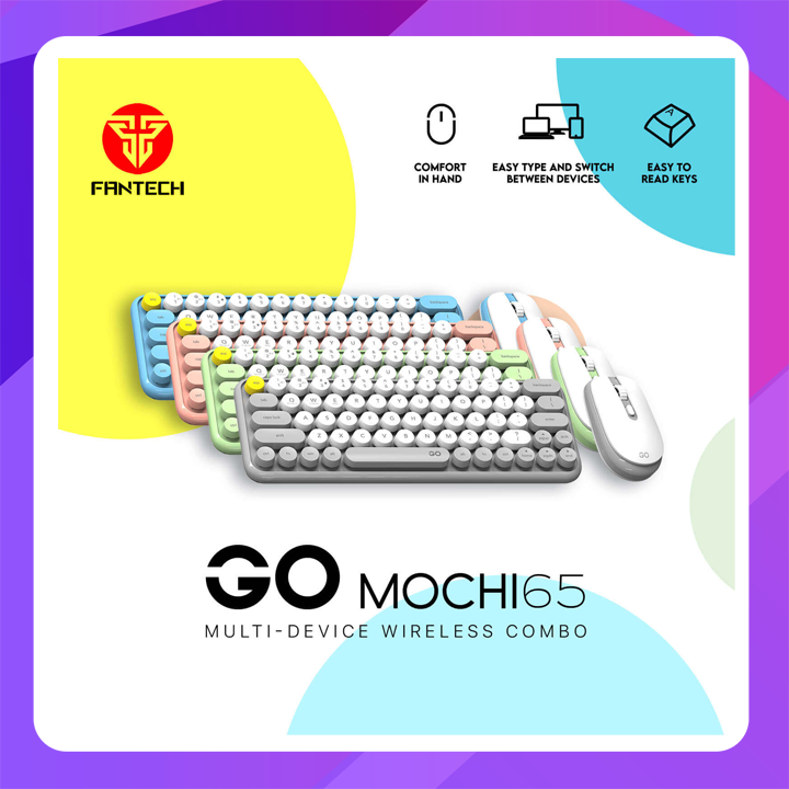 Fantech GO Mochi65 WK896 Wireless Office Combo