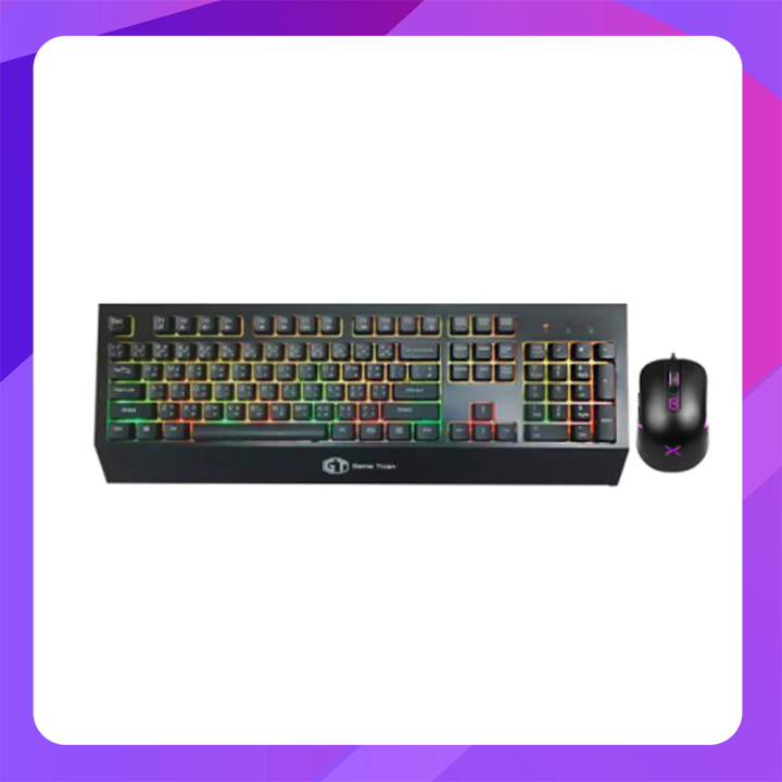 DELUX Wired Non-Mechanical  Combo (KM9037 +M619)