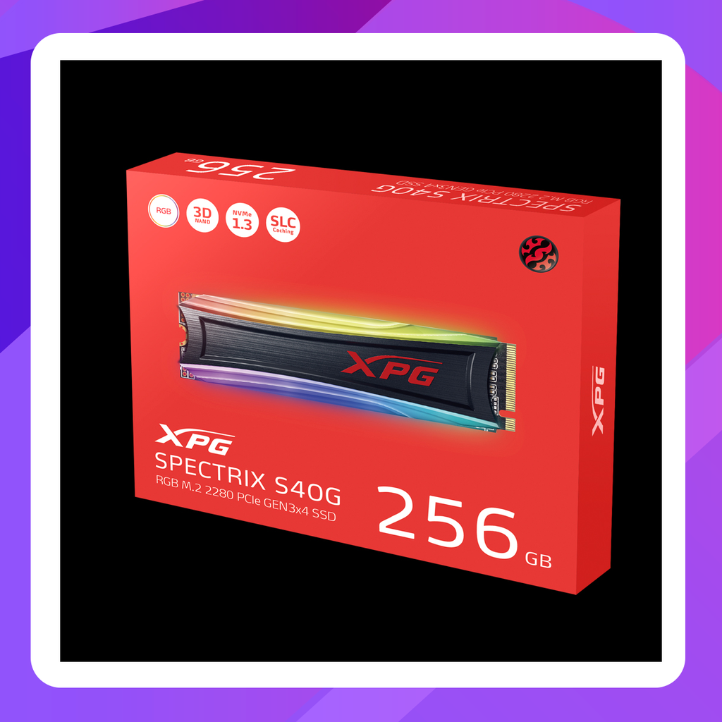 ADATA SPECTRIX S40G RGB PCIe M.2 2280 SSD-256GB