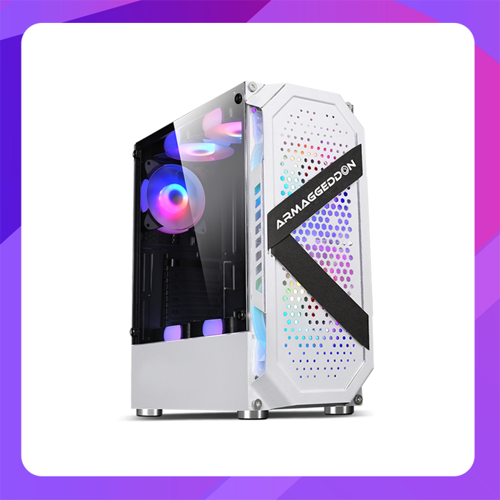 Armaggeddon Tritron Pro 200 Gaming PC Chassis -White