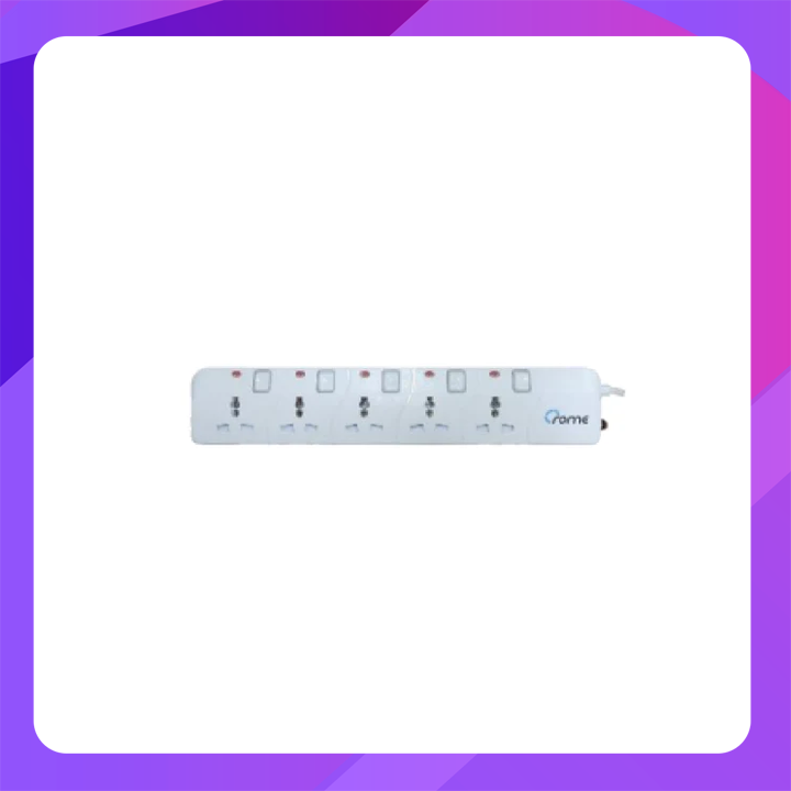 Crome CS G544 4 x Surge Protector Universal Sockets (5m)