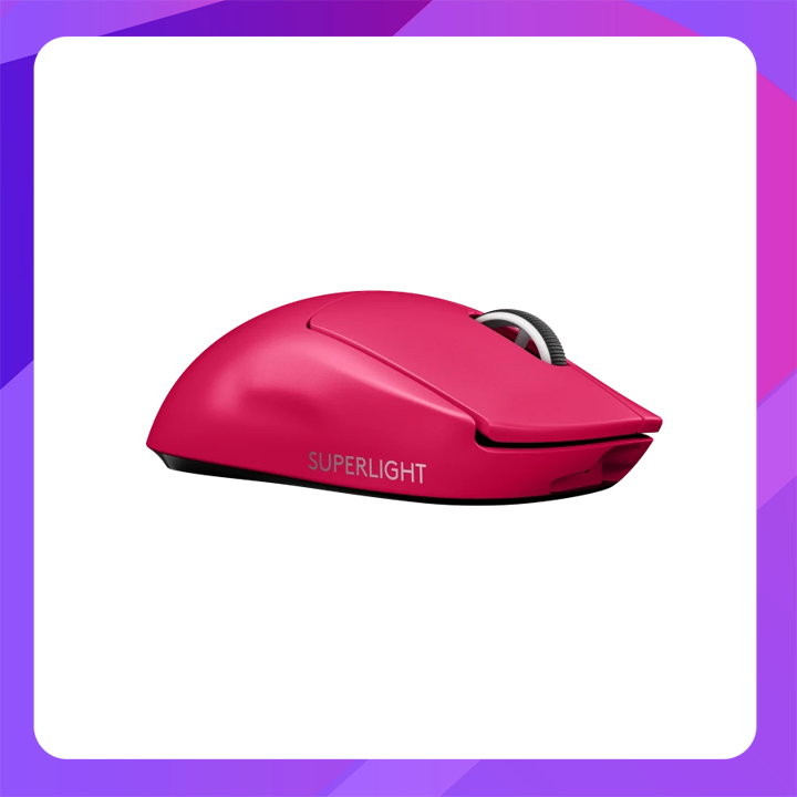 Logitech PRO X SUPERLIGHT Wireless Gaming Mouse - MAGENTA