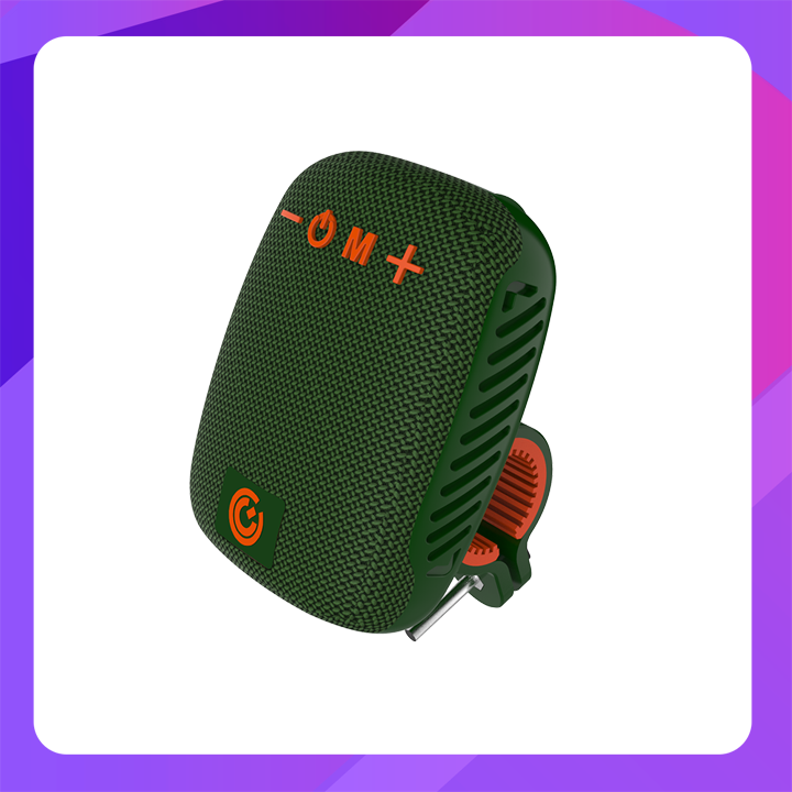 SONICGO! BikeClipZ Military Green Portable Bluetooth Speakers