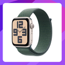 Apple Watch SE(2nd Gen) -40mm -Starlight Aluminum Case With Late Green Sport Loop