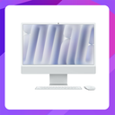Apple iMac 24"-M4 (10C CPU / 10C GPU / 16GB / 256GB SSD)- Silver