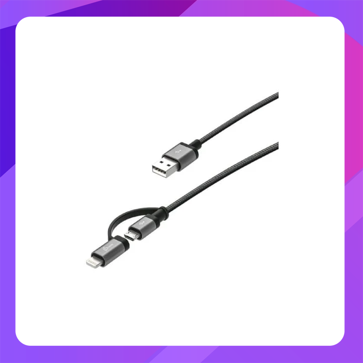J5 Create Charging Sync Cable Lightning+Micro-B (Cable Length 3.3Ft)