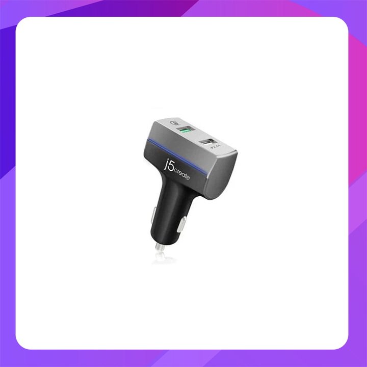 J5 Create 2-Port USB QC 3.0 Car Charger
