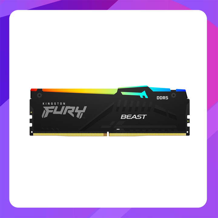 Kingston 6000MT/s DDR5 CL36 DIMM FURY Beast Black RGB EXPO (32GB)