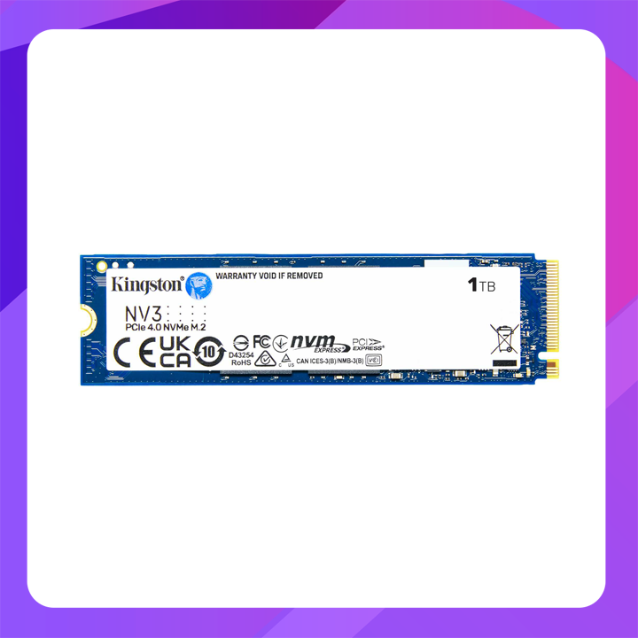 Kingston  6,000/4,000MB/s  NV3 PCIe 4.0 NVMe M.2