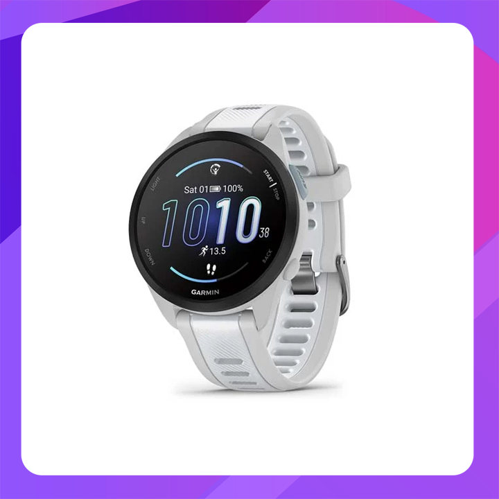 Garmin Forerunner® 165, Mist Gray/Whitestone