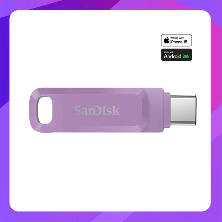 SanDisk Ultra® Dual Drive Go USB Type-C™ -256GB (Lavender Purple)