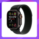 Apple Watch Ultra 2 (Cellular + GPS)-49mm -Black Titanium Case With Black Trail Loop - M/L