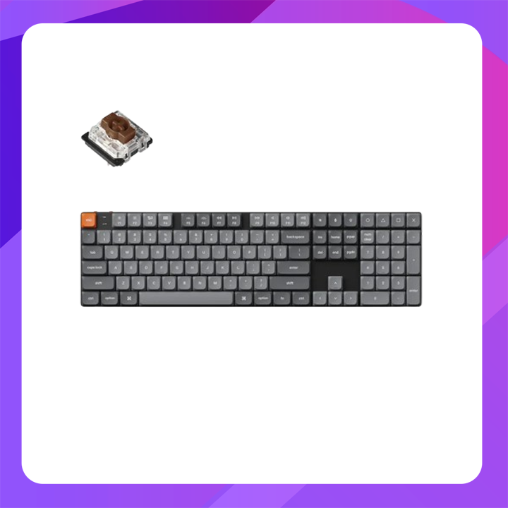 Keychron K5 Max Ultra-Slim Wireless Custom Mechanical Keyboard (Brown Switch)