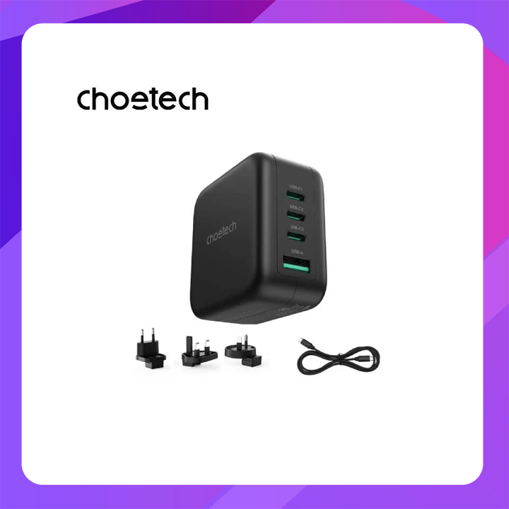 Choetech 70W GaN Wall Charger PD6055 -Black