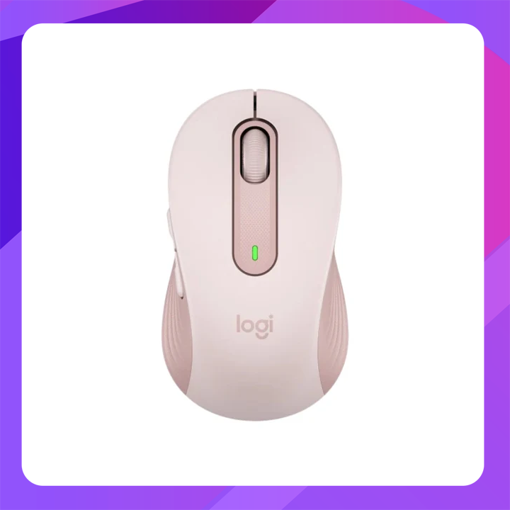 Logitech M650 Signature Wireless & Bluetooth Mouse - Rose