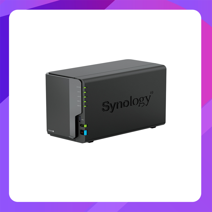 Synology DiskStation DS224+, 2 Bay NAS Enclosure
