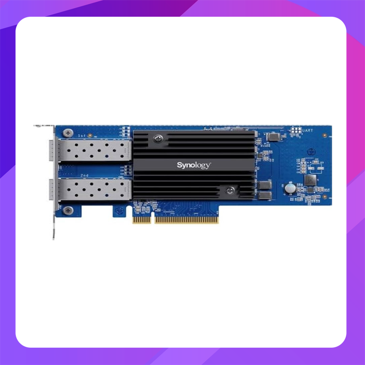 Dual-port 10GbE SFP+ add-in card for Synology servers