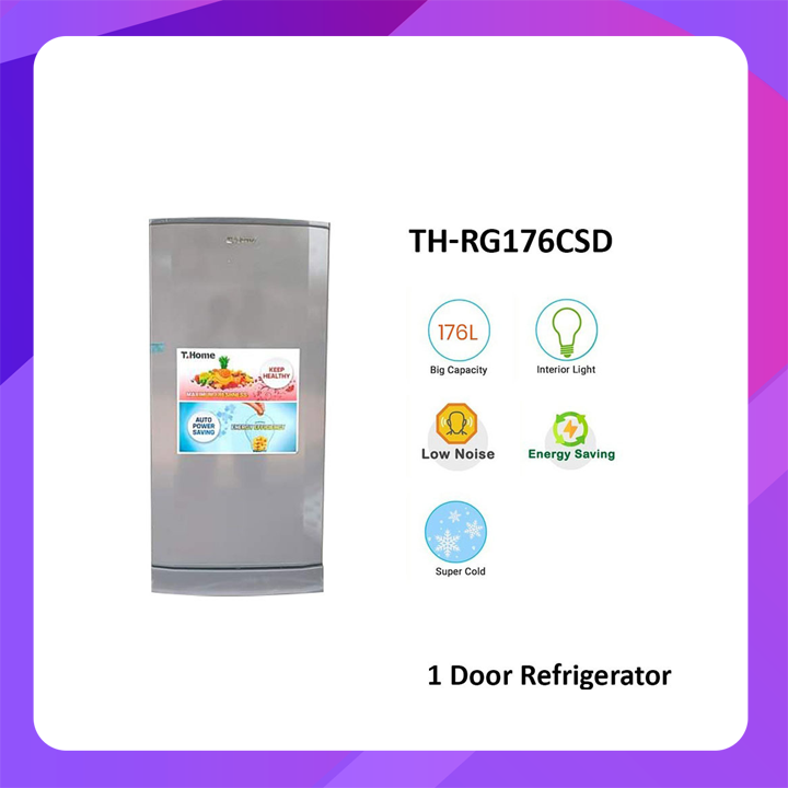 T-Home 176 Liter, One Door (L=21" x D=21" x H=43"),65W