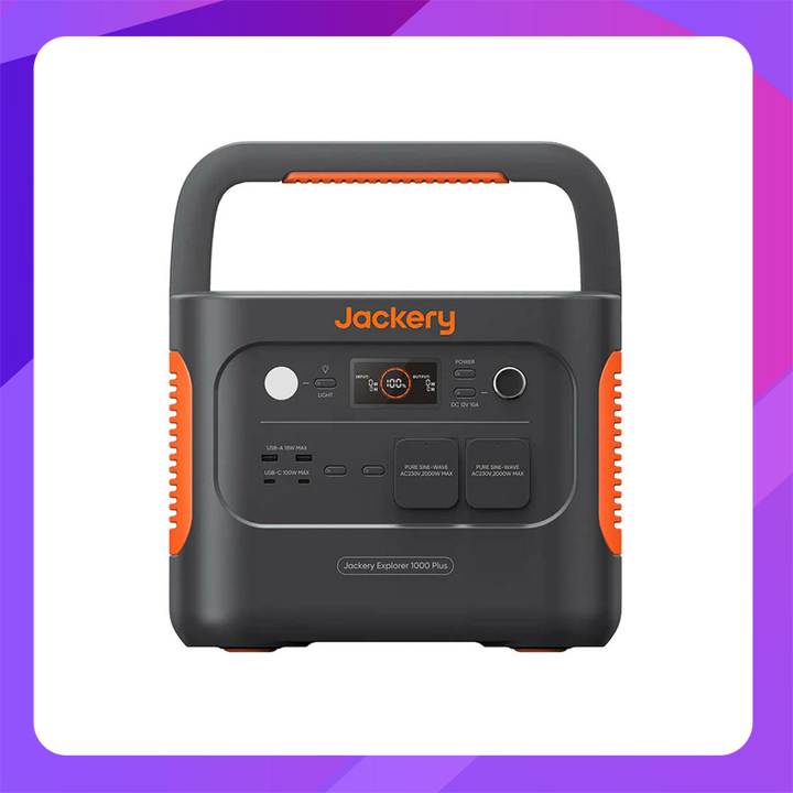 Jackery Explorer E 1000 Plus V.1 (2KVA/2000W Inverter Rated Power)