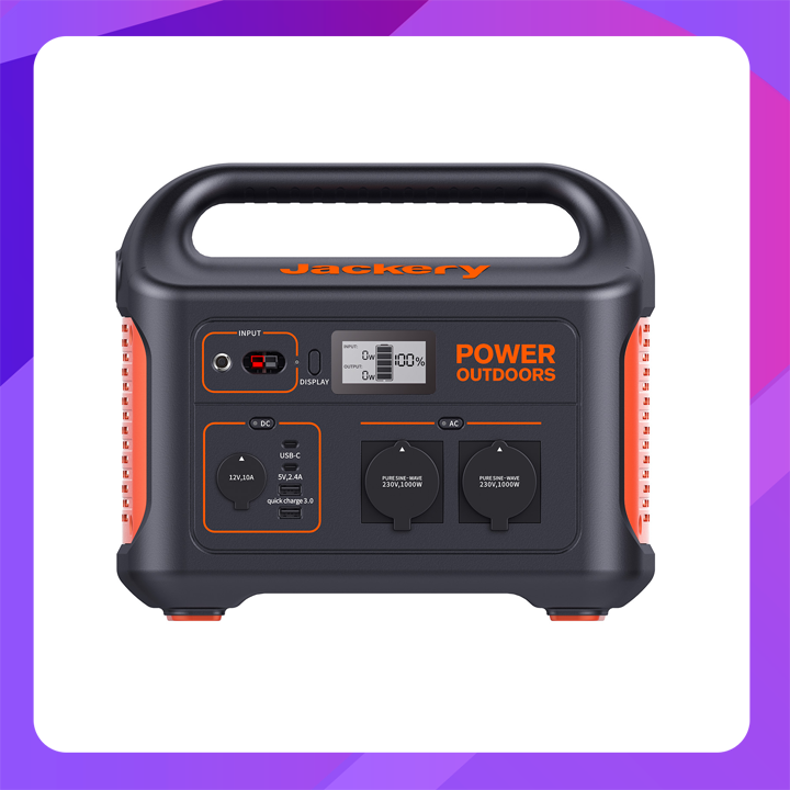 Jackery Explore 1000 V.2 (1.5KVA/1500W Inverter Rated Power)