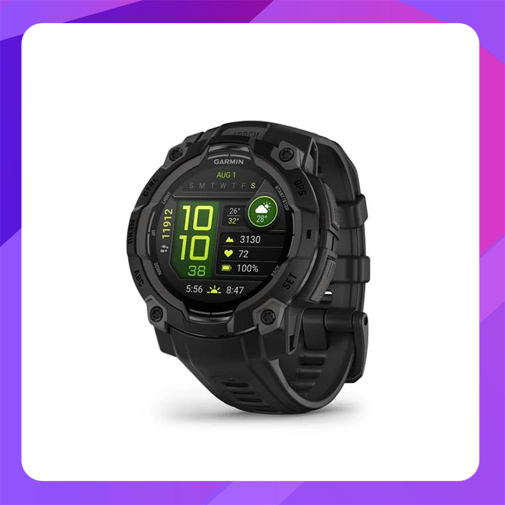 Garmin Instinct 3, 45mm ,AMOLED Black with Black Band