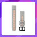 Garmin Epix PRO (G2), 22 mm QuickFit Grey/Ember Orange Silicone Band