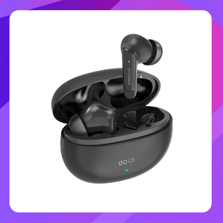 EARPUMP Q3 BLACK TWS Bluetooth Earphone with ANC