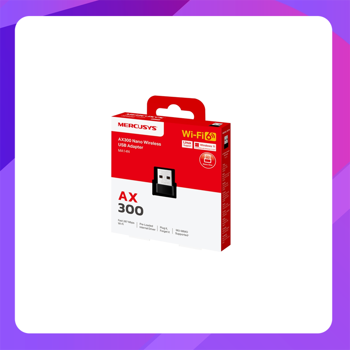 Mercusys AX300 Nano Wireless USB Adapter