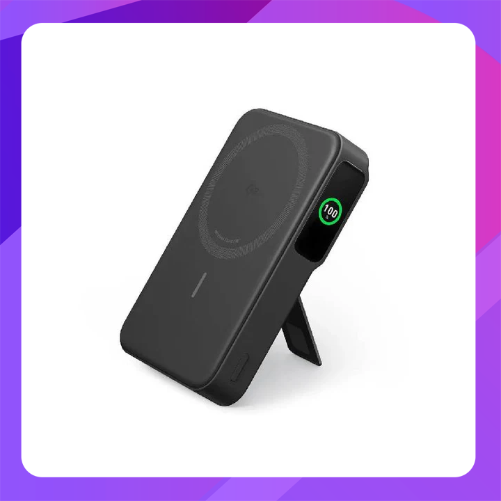 Anker MagGo 10K Qi2 15W Ultra-Fast Magnetic Charging with Smart Display (Black)